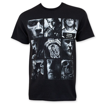 Sons Of Anarchy Square Photos Tee Shirt