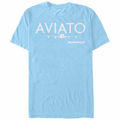 Silicon Valley Aviato Logo Blue T-Shirt