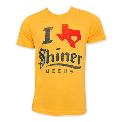 Shiner I Heart Texas Yellow T-Shirt