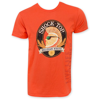 Shock Top Men's Orange T-Shirt