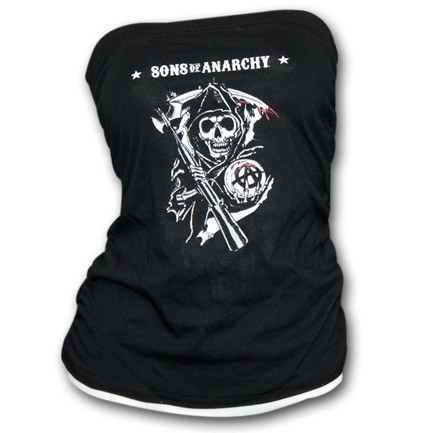Sons Of Anarchy Reaper Black Womens Tube Top