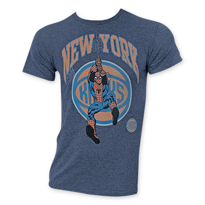 Spiderman New York Knicks Webslinger Tee Shirt