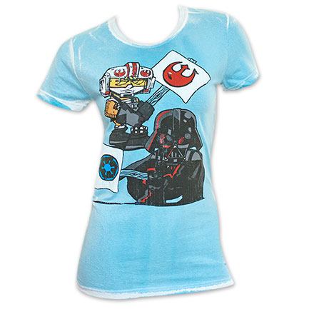 Star Wars Luke Skywalker Darth Vader Protest Women's T-Shirt