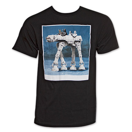 Star Wars At-At Ride Darth Vader Stormtrooper T-Shirt
