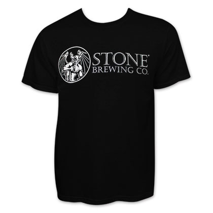 Stone Brewing Men's Black Beer Logo T-Shirt