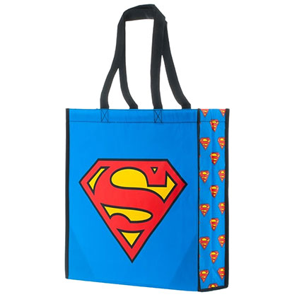 Superman Logo Blue Tote Bag