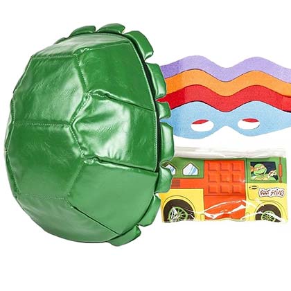 TMNT Shell Backpack With Party Wagon and Masks