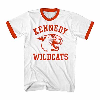 The Wonder Years Kennedy Wildcats Ringer White T-Shirt