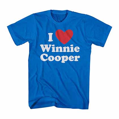 The Wonder Years Heart Winnie Blue T-Shirt