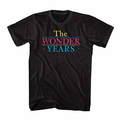 The Wonder Years Logo Black T-Shirt