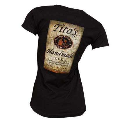 Tito's Vodka V Neck Women's Tee Shirt