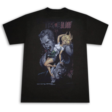 True Blood Issue 2 Cover Art Black Graphic T Shirt
