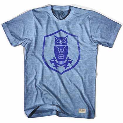 Sheffield Wednesday Owl Crest Soccer Blue T-Shirt