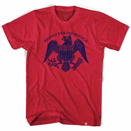 United States Soccer Eagle Red T-Shirt