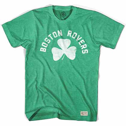 Boston Rovers White Clover Green T-Shirt