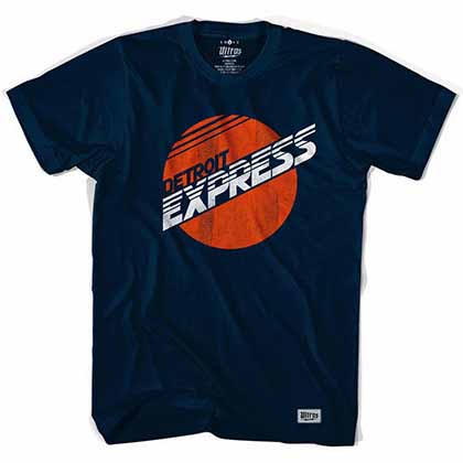 Detroit Express Blue T-Shirt