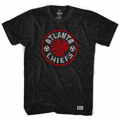 Atlanta Chiefs Vintage Black T-Shirt