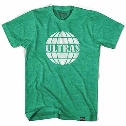 Ultras Globe Soccer Green T-Shirt