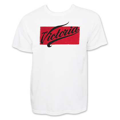 Victoria White Distressed Men's T-Shirt