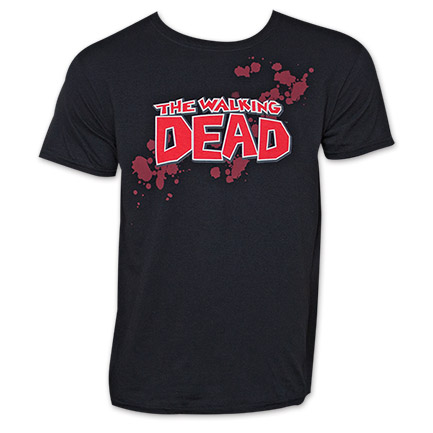 The Walking Dead Blood Shirt Black