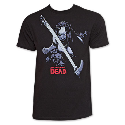 Walking Dead Michonne Tee Shirt Black