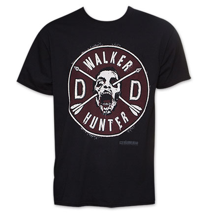 The Walking Dead Black Walker Hunter T-Shirt