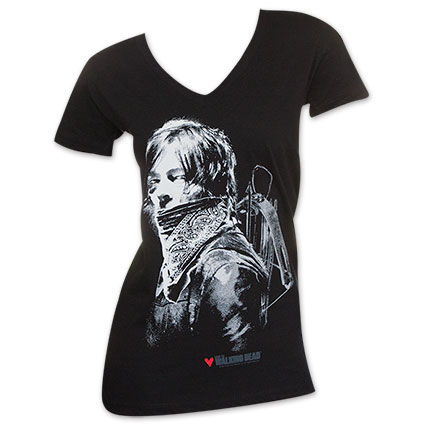 The Walking Dead Daryl Bandana Slit Back T-Shirt