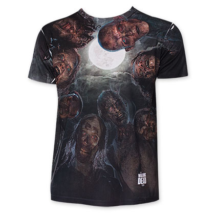 The Walking Dead Zombies Hover Sublimated Tee Shirt