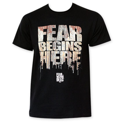 Fear The Walking Dead Fear Begins Here Tee Shirt