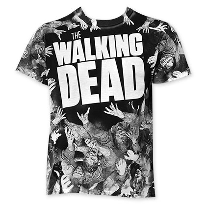 Walking Dead Sublimated Grabbing Tee Shirt