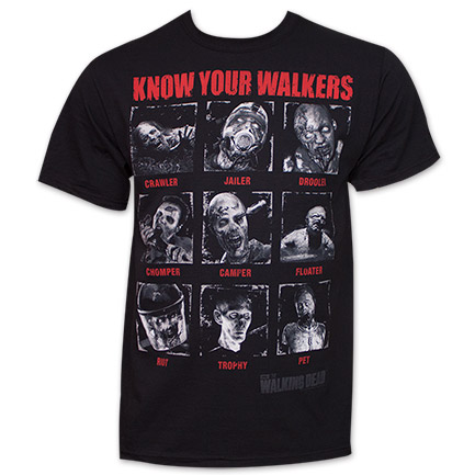 The Walking Dead Know Your Walkers Shirt
