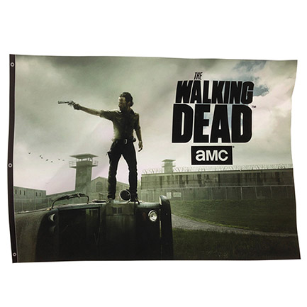 The Walking Dead Rick Gunshot Banner