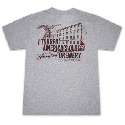 Yuengling Toured America's Oldest Brewery Gray Graphic T Shirt