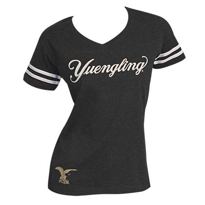 Women's Yuengling Striped Sleeve T-Shirt