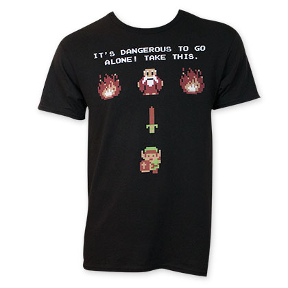 Nintendo Legend Of Zelda Dangerous Tee Shirt