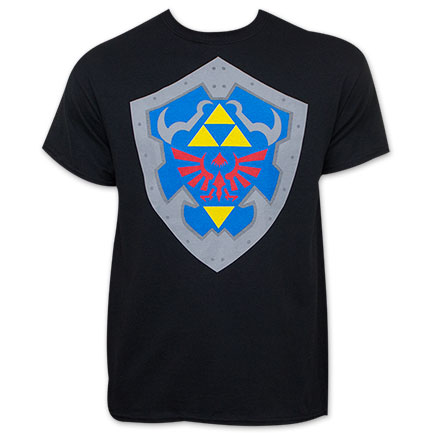 Nintendo Men's Zelda Simple Shield Tee Shirt