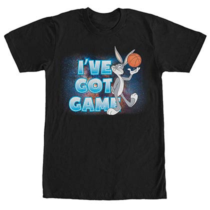 Looney Tunes Got Game Black T-Shirt