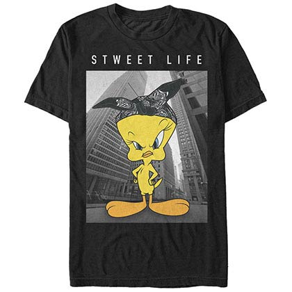 Looney Tunes Stweet Life Black T-Shirt