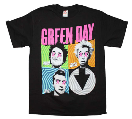 Green Day Spiral Four T-Shirt