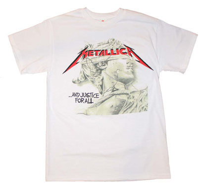 Metallica Justice Chrome Statue T-Shirt