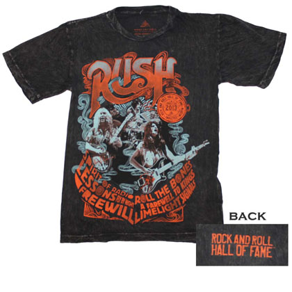 Rock and Roll Hall of Fame Inductees RUSH T-Shirt