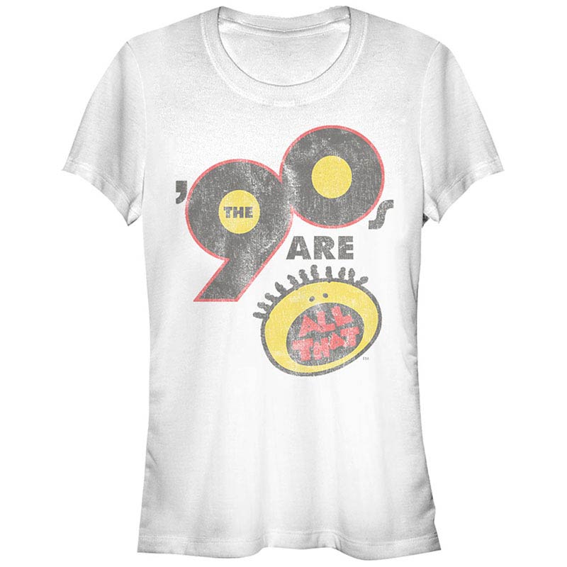 All That Nickelodeon All The Nineties White T-Shirt | TVMovieDepot.com