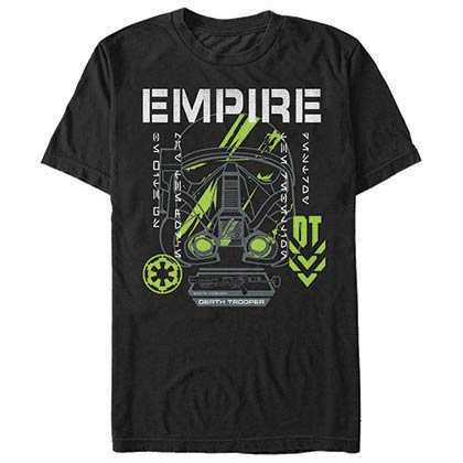 Star Wars Rogue One Empire Study Black T-Shirt