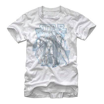 Star Wars Episode 7 Trooped White T-Shirt