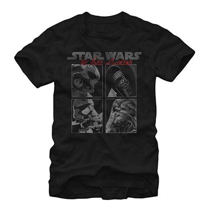 Star Wars Episode 7 Four Awake Black T-Shirt