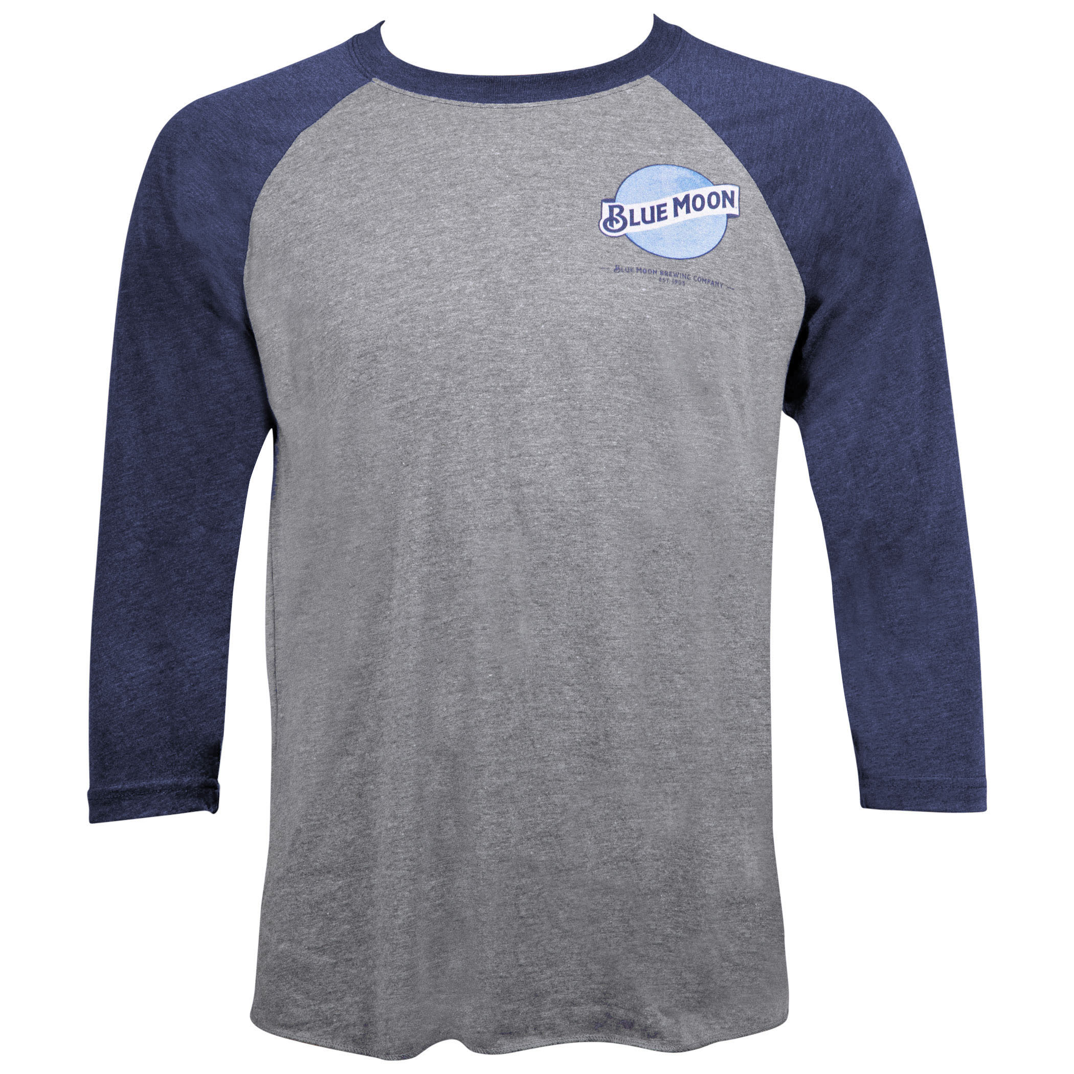 Blue Moon Raglan Chest Logo Shirt Blue Moon Raglan Chest Logo Shirt