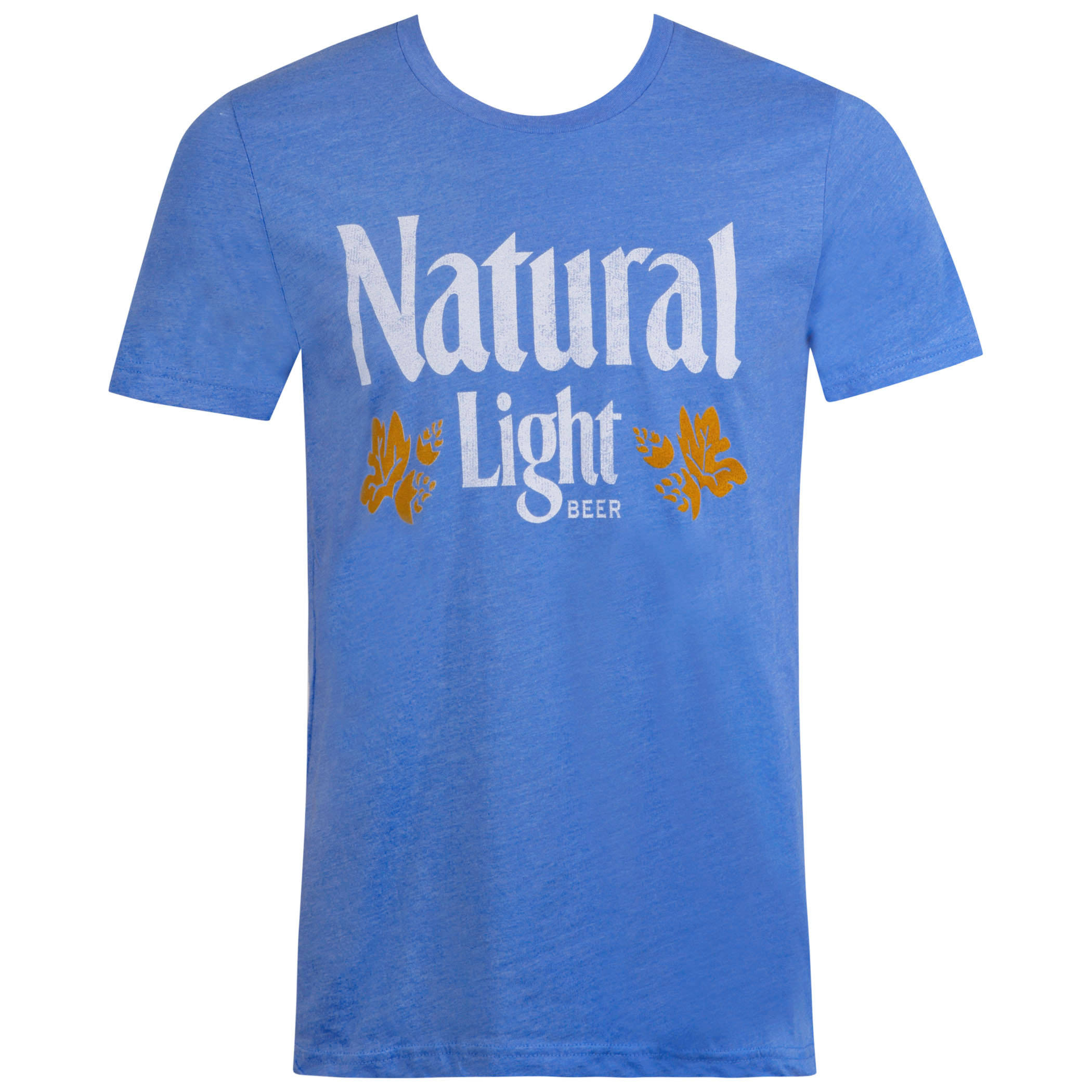Natural Light Men's Blue Vintage Logo T-Shirt Natural Light Men's Blue Vintage Logo T-Shirt
