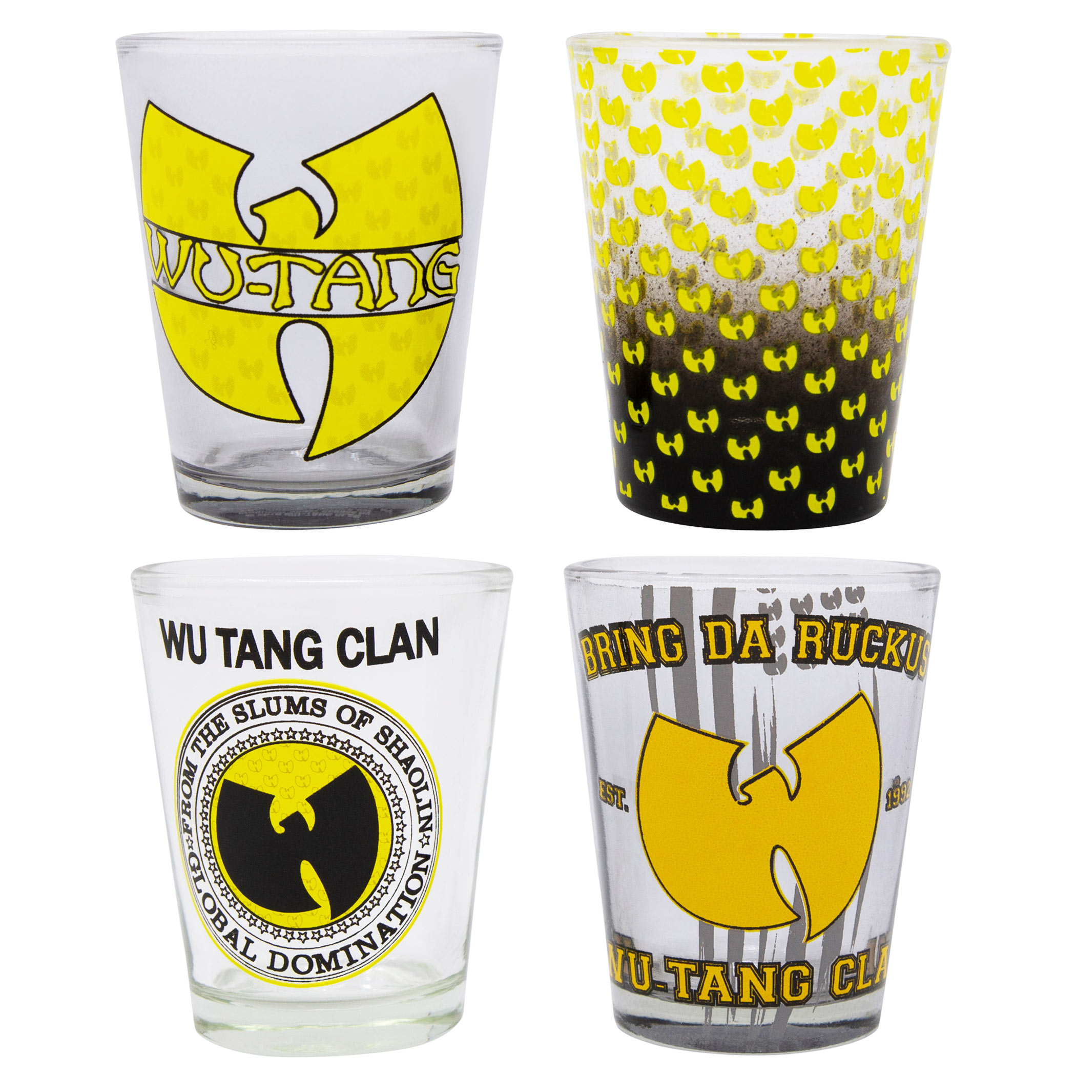 Wu-Tang Clan Shot Glass 4-Pack Wu-Tang Clan Shot Glass 4-Pack