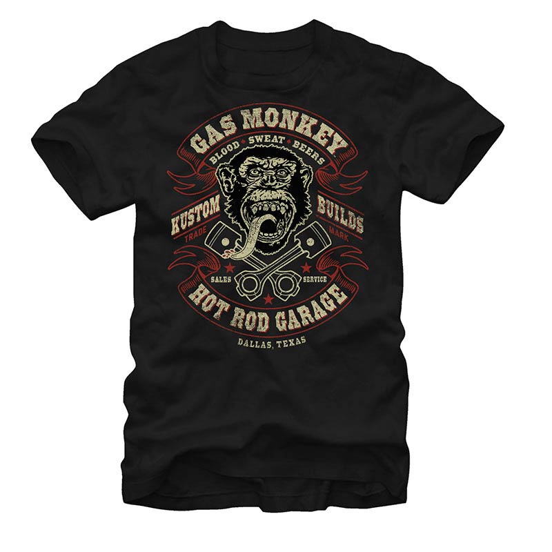 garage monkey t shirt