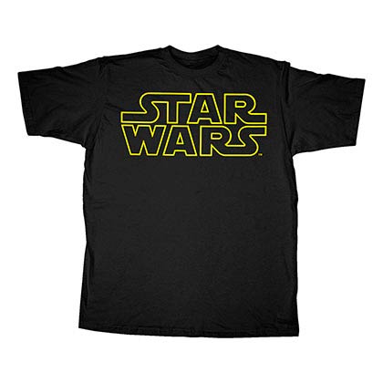 Star Wars Simplified Black T-Shirt